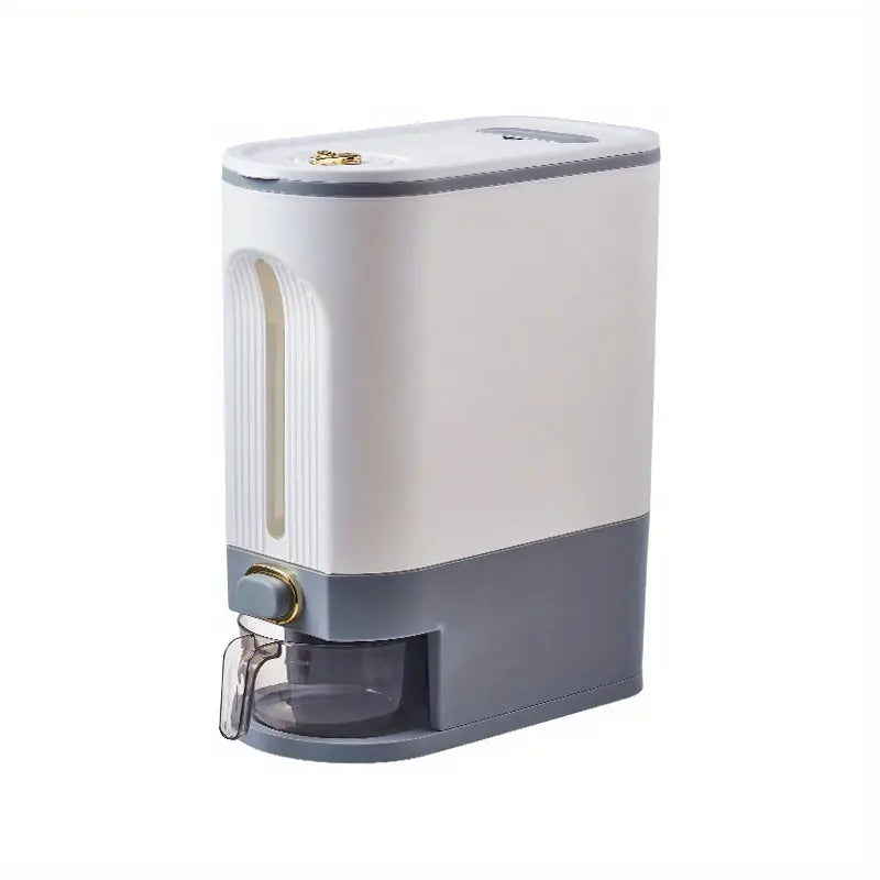 22lbs Rice Bucket with Measuring Cup - Cereal Storage Container(Large)