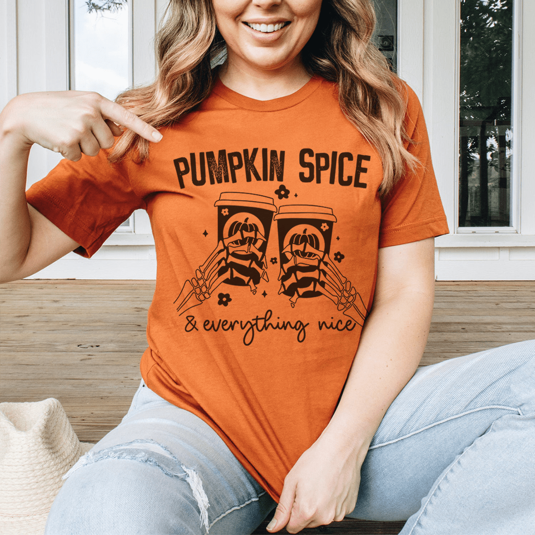 Pumpkin Spice &amp; Everything Nice Tee